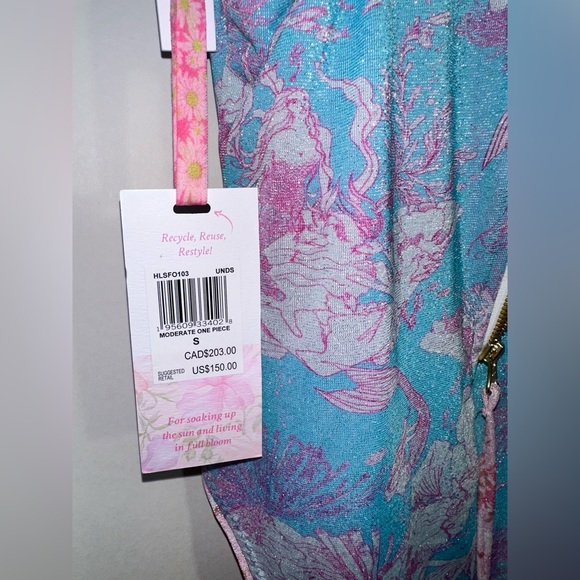 Loveshackfancy x Hurley mermaid, one piece swim S - Picture 6 of 9